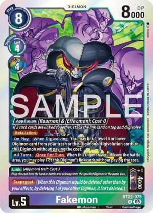 Fakemon - Cyber Eden (BT22-075 R)
