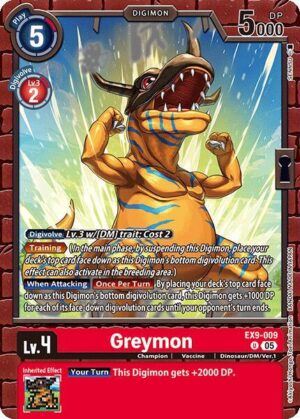 Greymon - Versus Monsters (EX9-009 U)