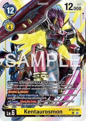 Kentaurosmon - Cyber Eden (BT22-041 R)