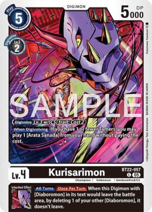 Kurisarimon - Cyber Eden (BT22-057 C)