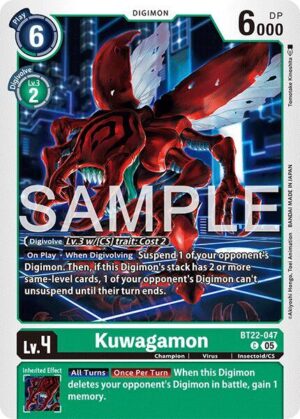 Kuwagamon - Cyber Eden (BT22-047 C)