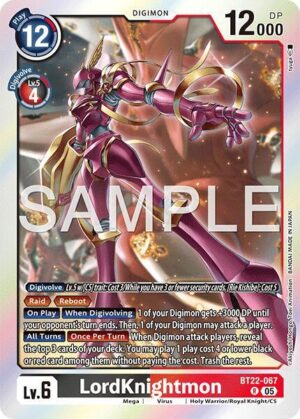 LordKnightmon - Cyber Eden (BT22-067 R)