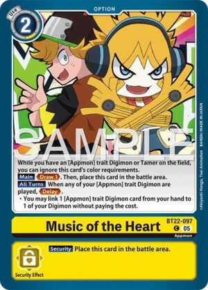 Music of the Heart - Cyber Eden (BT22-097 C)
