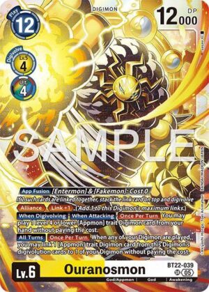Ouranosmon - Cyber Eden (BT22-039 SR)
