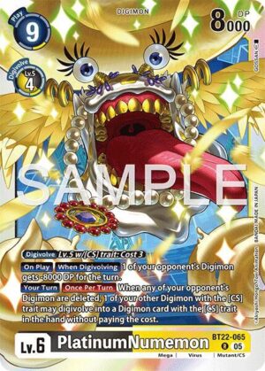 PlatinumNumemon - Cyber Eden (BT22-065 R)