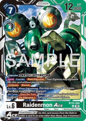 Raidenmon ACE - Cyber Eden (BT22-066 U)