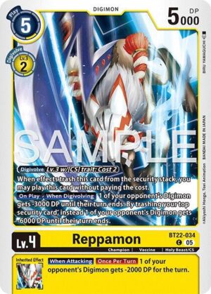 Reppamon - Cyber Eden (BT22-034 C)