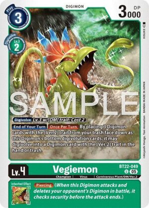 Vegiemon - Cyber Eden (BT22-049 U)