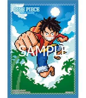 One Piece Card Game Official Sleeves 8 Luffy Pixel Art (70)