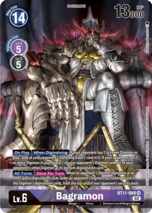 Bagramon (Alternate Art) - Dimensional Phase (BT11-088 SR)