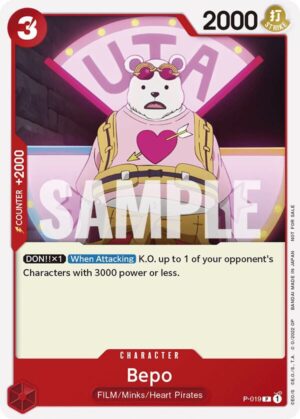 Bepo (One Piece Film Red) - One Piece Promotion Cards (OP-PR)