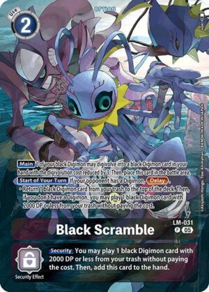 Black Scramble (Alternate Art) - Starter Deck 20: Protector of Light (ST-20)