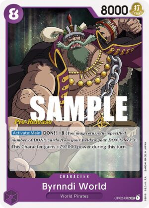 Byrnndi World - Paramount War Pre-Release Cards (OP02 PRE)