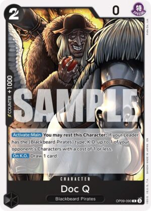 Doc Q (Reprint) - Starter Deck 27: BLACK Marshall.D.Teach (OP09-090 R)
