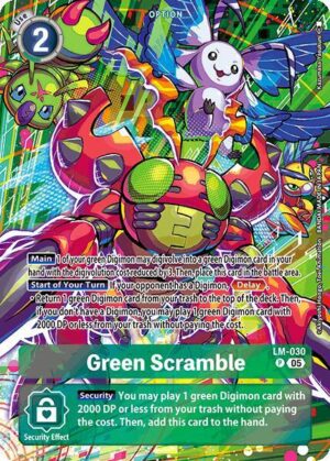 Green Scramble (Alternate Art) - Starter Deck 20: Protector of Light (ST-20)