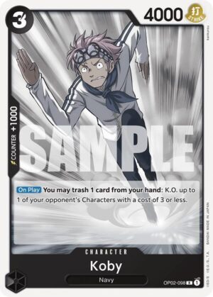Koby - Starter Deck 19: BLACK Smoker (OP02-098 R)