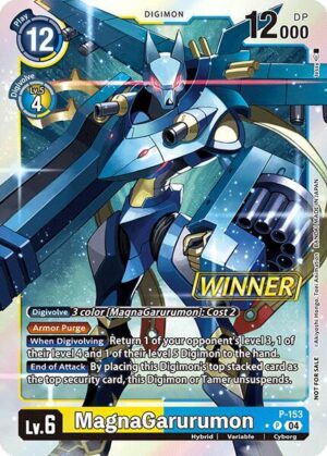 MagnaGarurumon (Store Tournament 2024 Oct. - Dec. Winner Pack) - Digimon Promotion Cards (D-PR)