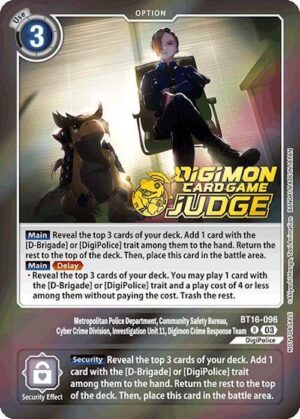 Metropolitan Police Department, Community Safety Bureau, Cyber Crime Division... (Judge Pack 6) - Beginning Observer (BT16-096 R)