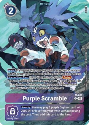 Purple Scramble (Alternate Art) - Starter Deck 21: Hero of Hope (ST-21)