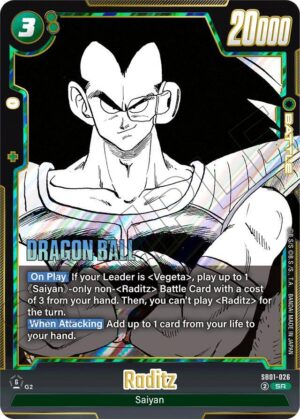 Raditz - SB01-026 - Manga Booster 01 (SB01-026 SR)