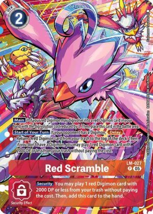 Red Scramble (Alternate Art) - Starter Deck 21: Hero of Hope (ST-21)