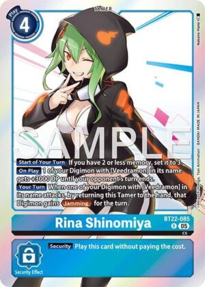 Rina Shinomiya - Cyber Eden (BT22-085 R)