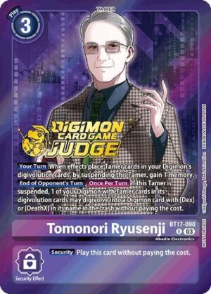 Tomonori Ryusenji (Judge Pack 6) - Secret Crisis (BT17-090 R)