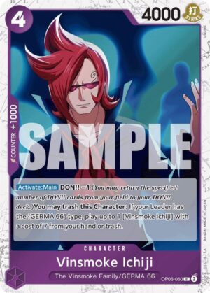 Vinsmoke Ichiji (OP06-060) (Jolly Roger Foil) - Premium Booster -The Best- (PRB-01)