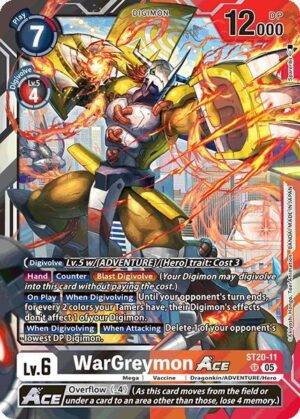 WarGreymon ACE - Starter Deck 20: Protector of Light (ST20-11 SR)