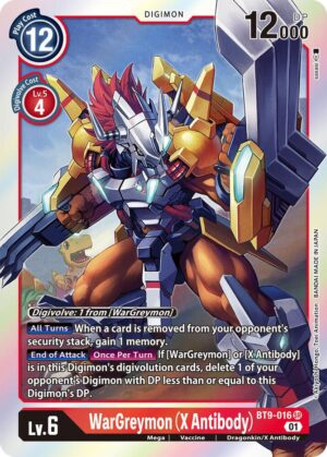 WarGreymon (X Antibody) - X Record (BT9-016 SR)