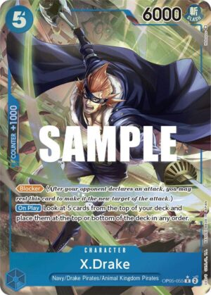 X.Drake (Alternate Art) - Awakening of the New Era (OP05-055 R)