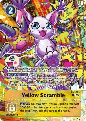 Yellow Scramble (Alternate Art) - Starter Deck 20: Protector of Light (ST-20)
