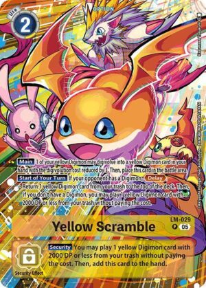 Yellow Scramble (Alternate Art) - Starter Deck 21: Hero of Hope (ST-21)