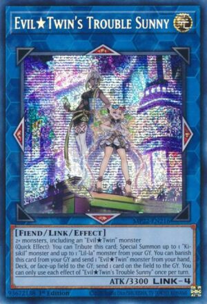 Evil Twin's Trouble Sunny - MP22-EN216 - Prismatic secret rare