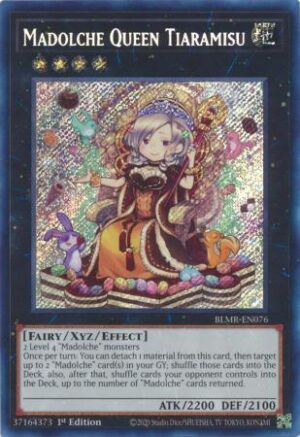 Madolche Queen Tiaramisu - BLMR-EN076 - Secret Rare