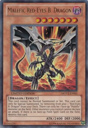 Malefic Red-Eyes B. Dragon - MOV2-EN001 - Ultra Rare