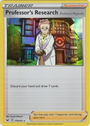 Professor's Research - Professor Magnolia - 178/202 - Holo Rare
