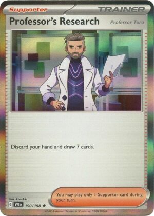 Professor's Research - Professor Turo - 190/198 - Holo Rare
