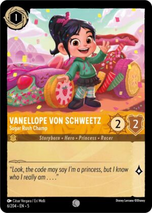 Vanellope von Schweetz - Sugar Rush Champ - Shimmering Skies (5) 6/204