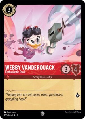 Webby Vanderquack - Enthusiastic Duck - Into the Inklands (3) 127/204