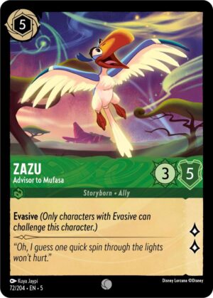 Zazu - Advisor to Mufasa - Shimmering Skies (5) 72/204