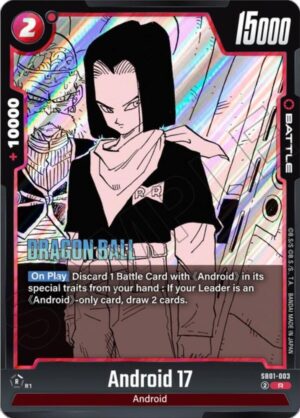 Android 17 - SB01-003 - Manga Booster 01 (SB01-003 R)