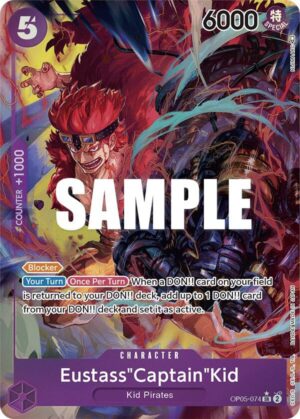 Eustass"Captain"Kid (Alternate Art) - Awakening of the New Era (OP05-074 SR)