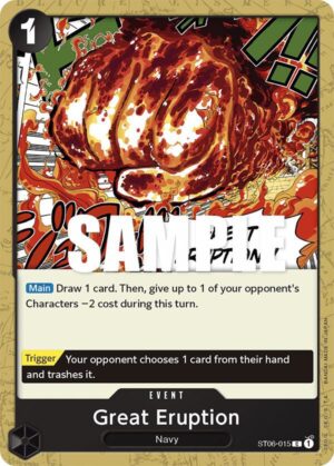 Great Eruption - Starter Deck 6: Absolute Justice (ST06-015 C)