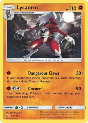 Lycanroc - 75/147 - Holo Rare
