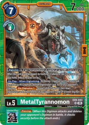 MetalTyrannomon - Versus Monsters (EX9-043 SR)