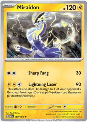 Miraidon - 080/198 - Holo Rare