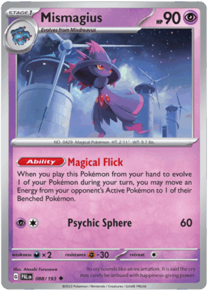 Mismagius - 088/193 - Uncommon