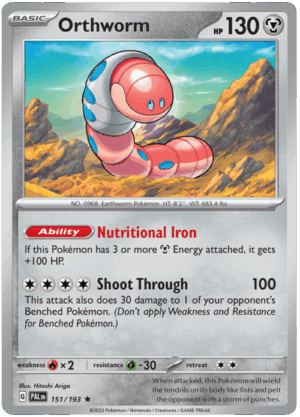 Orthworm - 151/193 - Holo Rare