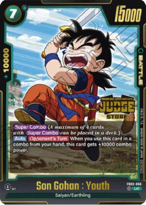 Son Gohan : Youth - FB03-066 (Judge Pack (Store Judge) 02) - Tournament and Championship Promos (DBSFW_TPR)